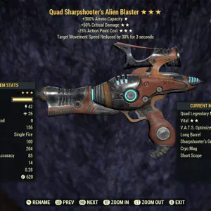 Q50c25 Alien Blaster