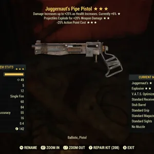 JugE25 Pipe Pistol