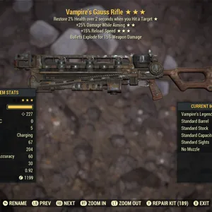 Weapon | V2515rl Gauss Rifle