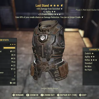 Last Stand Unique Armor