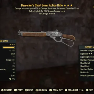 Weapon | BerE90 Lever Action