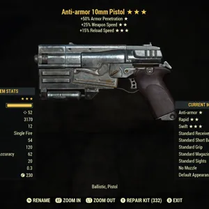 AA2515rl 10mm Pistol