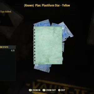 Plastiform Star Yellow