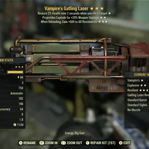 VE500 Gatling Laser