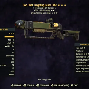 TS50cDur Laser Rifle