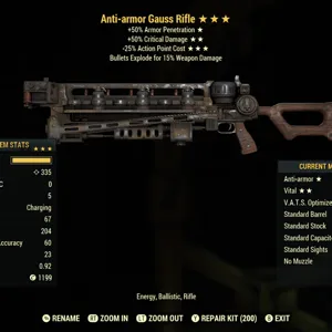 AA50c25 Gauss Rifle