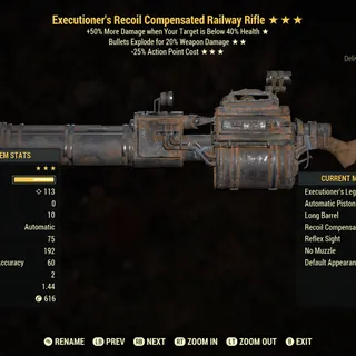 Weapon | ExE25 Railway Rifle