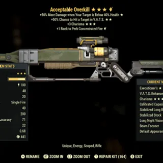 Acceptable Overkill