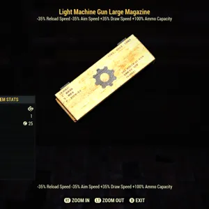 LMG Large Magazine Mod