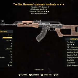 TS2535 Handmade Rifle