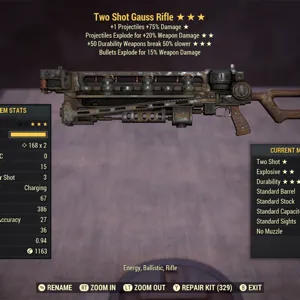 TSE50dur Gauss Rifle