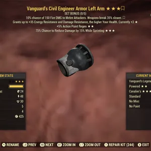 VG AP Cav Civil Left Arm