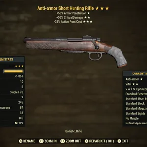 AA50c35 Hunting Rifle