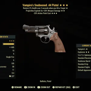 VE35 .44 Pistol