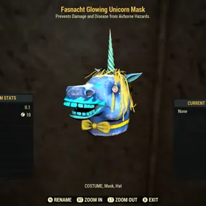 Glowing Unicorn Mask