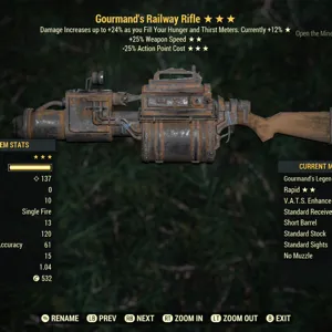 Weapon | G2525 Railway Rifle