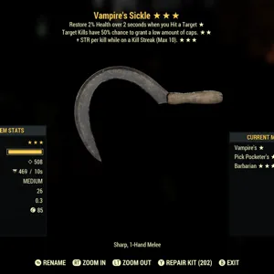 V PP Bar Sickle