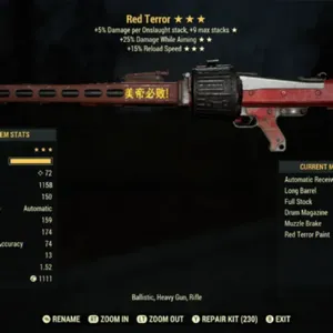 Red Terror Unique LMG