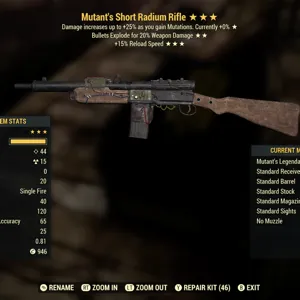Weapon | ME15 Radium Rifle