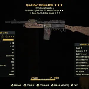 QE15c Radium Rifle