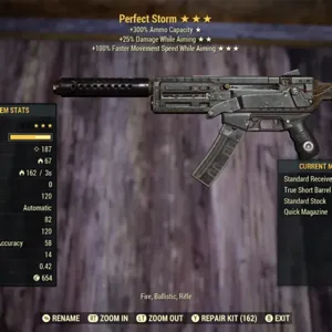 Perfect Storm Unique SMG