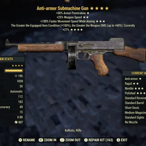 AA25MS Pol .45 Sub gun