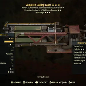 VE90 Gatling Laser