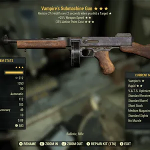 V2535 .45 Sub Gun