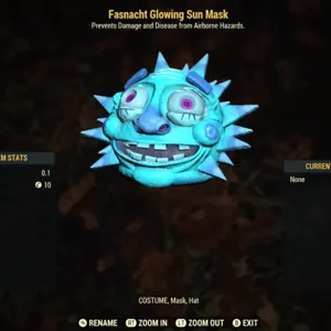 Glowing Sun Mask