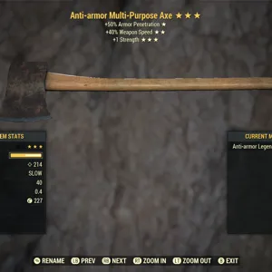 Weapon | AA401s Axe