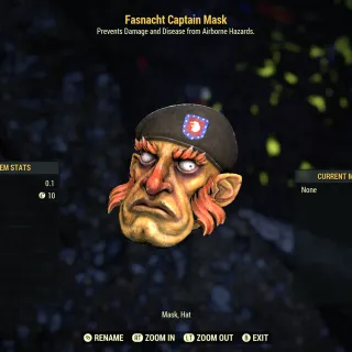 Captain Mask, Fasnacht