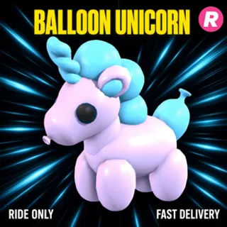 RIDE BALLOON UNICORN