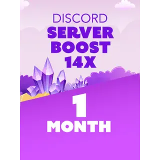 14X 1 Month Discord Server Boost