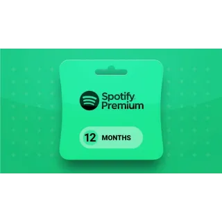 Spotify Premium 12 Month Account