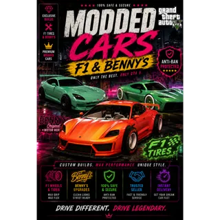 🏎️ 5 Modded Cars (PS5)