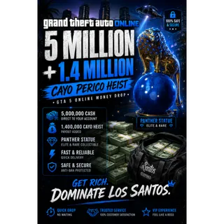💰 $5M +1.4M Cayo (PS5)