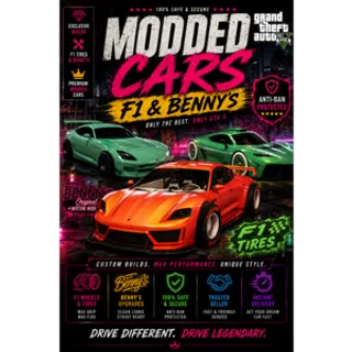 🏎️ 10 Modded Cars (PS5)