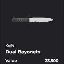 Dual Bayonets Da Hood