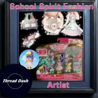 Royale High School Spirit Artist Fashion Pack Code - Starry Pigtails + Stardust Designer Set -
