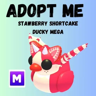 Stawberry Shortcake Ducky Mega  - Adopt Me