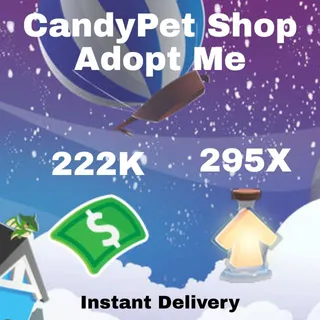 222K+ Bucks And 295X Potions - Adopt Me 