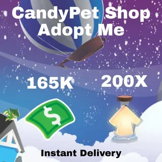 165K Bucks And 200X Potions - Adopt Me 