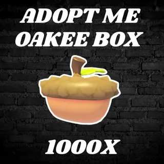 OAKEE BOX 1000X -ADOPT ME 