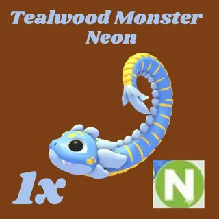 Tealwood monster 1x neon - Adopt Me