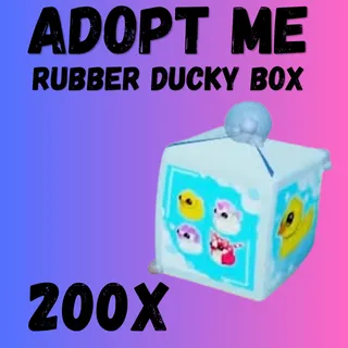 200X Rubber Ducky Box - Adopt Me