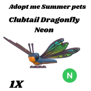clubtail dragonfly 1x neon- Adopt me