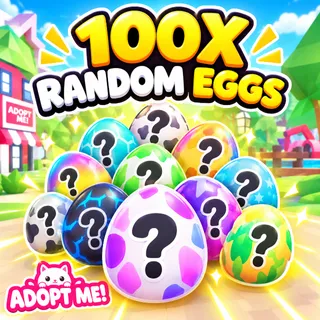 100X RANDOM EGGS -adopt me