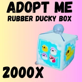 Rubber Ducky Box =   2000X  - Adopt Me