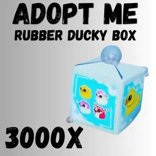 Rubber Ducky Box =   3000X  - Adopt Me