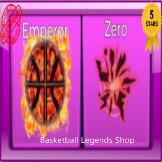 Basketball Legends Emperor & Zero combo